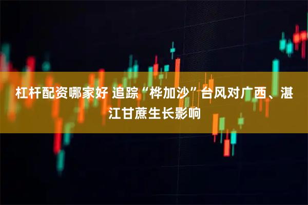 杠杆配资哪家好 追踪“桦加沙”台风对广西、湛江甘蔗生长影响